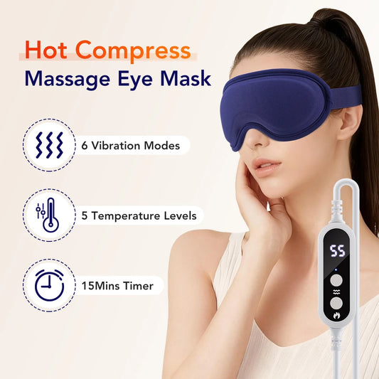 Masque oculaire chauffant